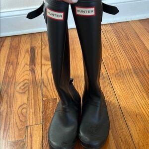 Hunter Black Rain Boots